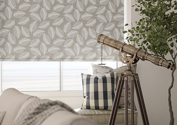Banana Leaf, Mink Brown - Twist&Fit Roller Blind - Image 5